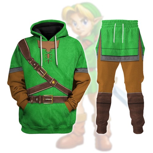 Personalized Link Iconic Costume Hoodie Sweatshirt Sweatpants Cosplay - 第 1/6 張圖片