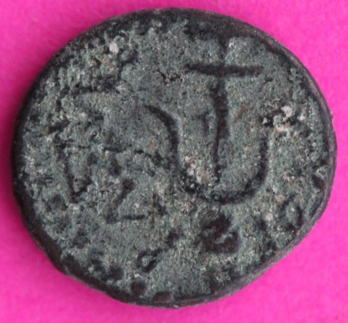 High Quality Widow's Mite Coin City of David Hoard Holy Land Artifact COA CD034