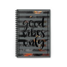 Good Vibes Only - Spiral Notebook - Ruled Line