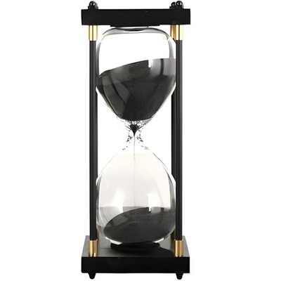 60 Minuten Sand Timer Sanduhr Holz, 30/60 Minuten Dauer Timer Weihnachtsgeschenk