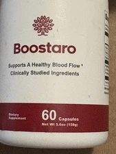 Boostaro Capsules Blood Flow Virility Supplement for Men