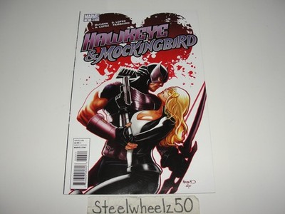Hawkeye And Mockingbird #6 Comic Marvel 2011 Jim McCann David Lopez Renaud Cover