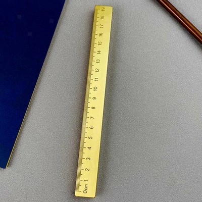 Messinglineal, Briefbeschwerer, Kalligraphie-Übungswerkzeug zum Schreiben