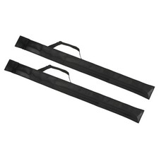 2Pcs 45 Inch Pool Cue Bag 3/4 Billiard Stick Storage Pool Cue Carrying Bag Black