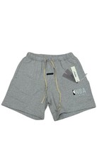 NBA Essentials Men's Gray Athletic Shorts Basketball Drawstring Pockets