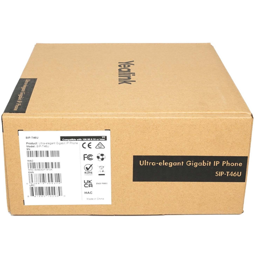 Yealink SIP-T46U Gigabit IP Business Phone 16 VoIP HD Mic PoE Bluetooth 4.3" LCD - Picture 9 of 12