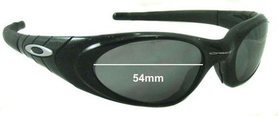 SFx Replacement Sunglass Lenses fits Oakley Eye Jacket 2.0 - 54mm Wide