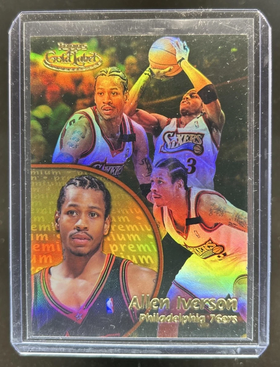 Topps Allen Iverson Basketball Serial Numbered Sports Trading