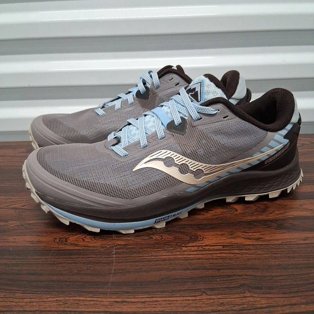 Saucony Liberty ISO Donna – Scarpe Da Corsa – Suola EVERUN – Intersuola PWRFOAM – Colore Fog/Blue – 40 EU - 4