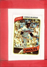 1980 Topps #160 Eddie Murray NM-MT Orioles ID:69447