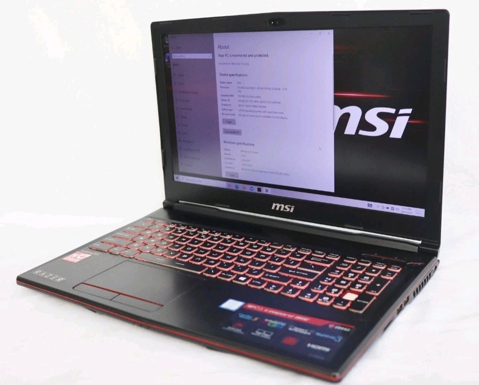 MSI Gaming Laptop High-Performance 16gb Ram 1tb  + SSD - Image 3 of 4