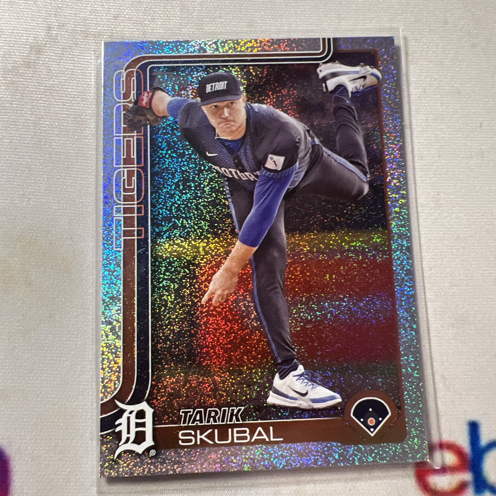 2025 Topps Series 1 Tarik Skubal Sand Glitter SP Detroit Tigers 