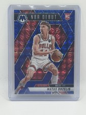 2024-25 Mosaic Matas Buzelis NBA Debut Mosaic Blue RC /199 Chicago Bulls #257