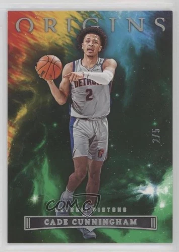 2022-23 Panini Origins Green /5 Cade Cunningham #49