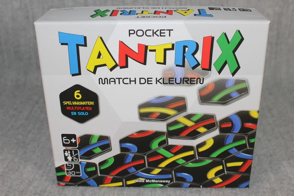 POCKET TANTRIX Strategy Mini Tile Family Game Complete 56 Tiles Bag Holland 2020 - Bild 2 von 4