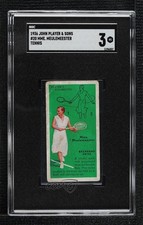 1936 Player's Cigarettes Tennis Tobacco Josane Sigart #20 SGC 3 0o5v