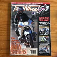 Two Wheels July 1993, BMWR1100RS, YZF750R, Magni, Ducati 900 monster, Britten.