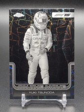 2025 Topps Chrome F1 Yuki Tsunoda Laser Refractor #184 Formula 1