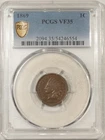 1869 INDIAN CENT - PCGS VF-35 CHOCOLATE BROWN & LOOKS BETTER!