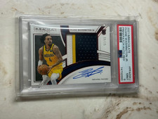 DUANE WASHINGTON JR - 2021 IMMACULATE RED RUBY RC RPA PATCH /25 PSA 9! POP 1