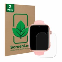 "2X Screenleaf Displayschutzfolie FüR Banlvs Kids Smartwatch 1.83\" Nachhaltig"