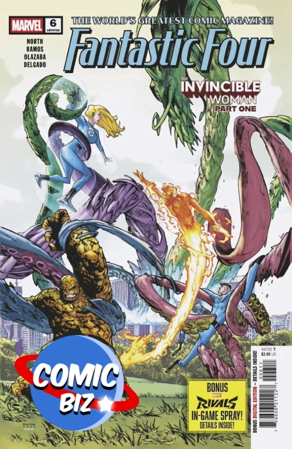 FANTASTIC FOUR #6 (2025) 1ST PRINTING MAIN COVER MARVEL COMICS