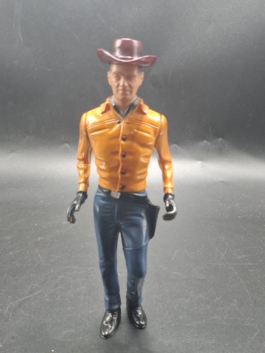 1950s Hartland Jim Hardie Tales of Wells Fargo Gunfighter Figure W/ Hat No Gun