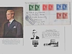 EDWARD VIII ATTRACTIVE REGISTERED  1ST DAY COVER TO U.S.A. JAN 6 1937 +POSTCARDS