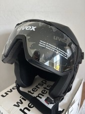 Uvex Instinct Visor Unisex Black Matte Ski Helmet 56-58 CM Brand New In Box