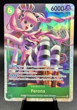Perona - OP14-033 SR The Azure Sea's Seven Foil One Piece English Card NM/M