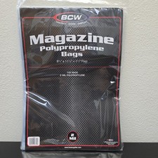BCW Resealable Thick Magazine Bags And Boards 100 pack Acid Free