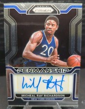 2021-22 Panini Prizm Micheal Ray Richardson Penmanship Autograph (AU) #PM-MRR