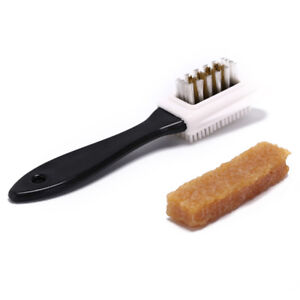 3-Sides Cleaning Brush And Rubber Eraser For Suede Nubuck Shoes Boot Cleaner