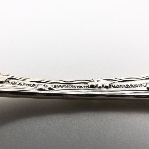 Antique Tiffany Co Wave Edge Teaspoon Spoon Sterling Silver 6in - Picture 5 of 5