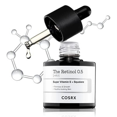 COSRX Retinol 0,5 Öl, Anti-Aging Gesichts-Öl mit 0,5% Retinol, Anti Falten Hautp