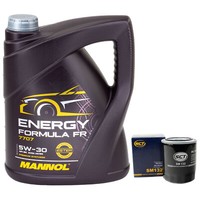 MotoröL Set 5W30 5 Liter + ÖLfilter SM 132 FüR Nissan Primera Hatchback