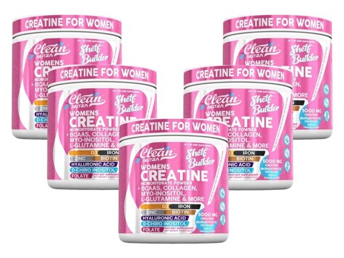 5000mg Creatine Monohydrate Powder for Women, All in 1 Supplement w/ Collagen...