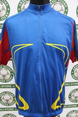 Maillot Cyclisme FAENZA – Taille 52, Manches Courtes, Multicolore, Homme, Occasion