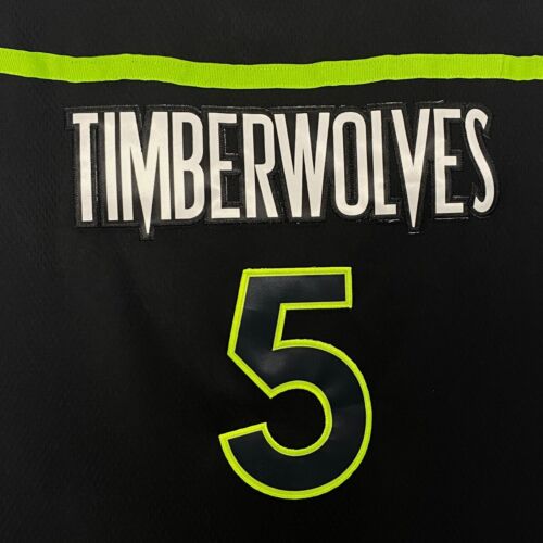 New Anthony Edwards #5 Embroidered Basketball Fans Jersey, Black S-XXL - Picture 3 of 9