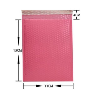 50stk Rosa Blase Tasche Mailer Gepolstert Briefumschlag Verpackung Bag Transport
