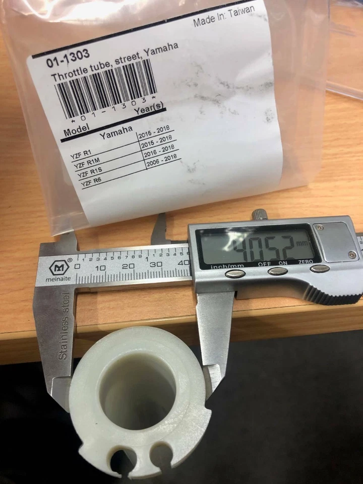 06+ R6 Throttle Tube Mod - Motion Pro 01-1303 for Ninja 400, Yamaha R3, MT-07  - image 3 of 4