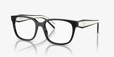 PRADA PR 17ZV 1AB1O1 Black Demo Lens 54 mm Women's Eyeglasses