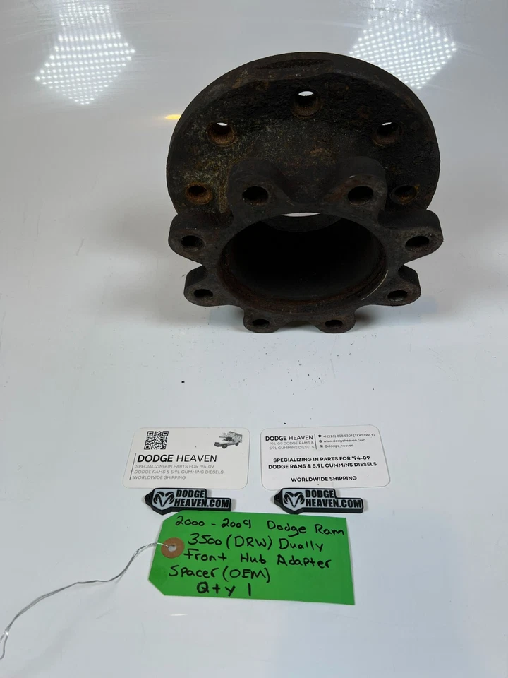 Espaciador adaptador doble buje delantero OEM 2000-2009 Dodge Ram 3500 05015234AA Foto 2 de 4