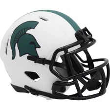 NEW Michigan State Spartans Riddell LUNAR Alternate Revolution Mini Helmet