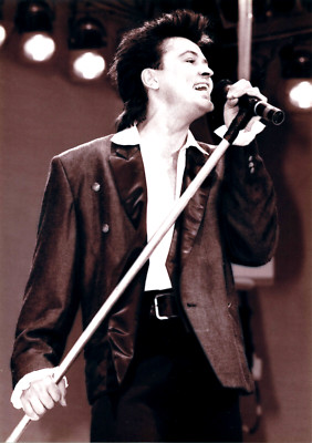 PAUL YOUNG FOTO LIVE AID 1985 RIESIGES 12 ZOLL EINZIGARTIGES BILD UNVERÖFFENTLICHT EXKLUSIV 