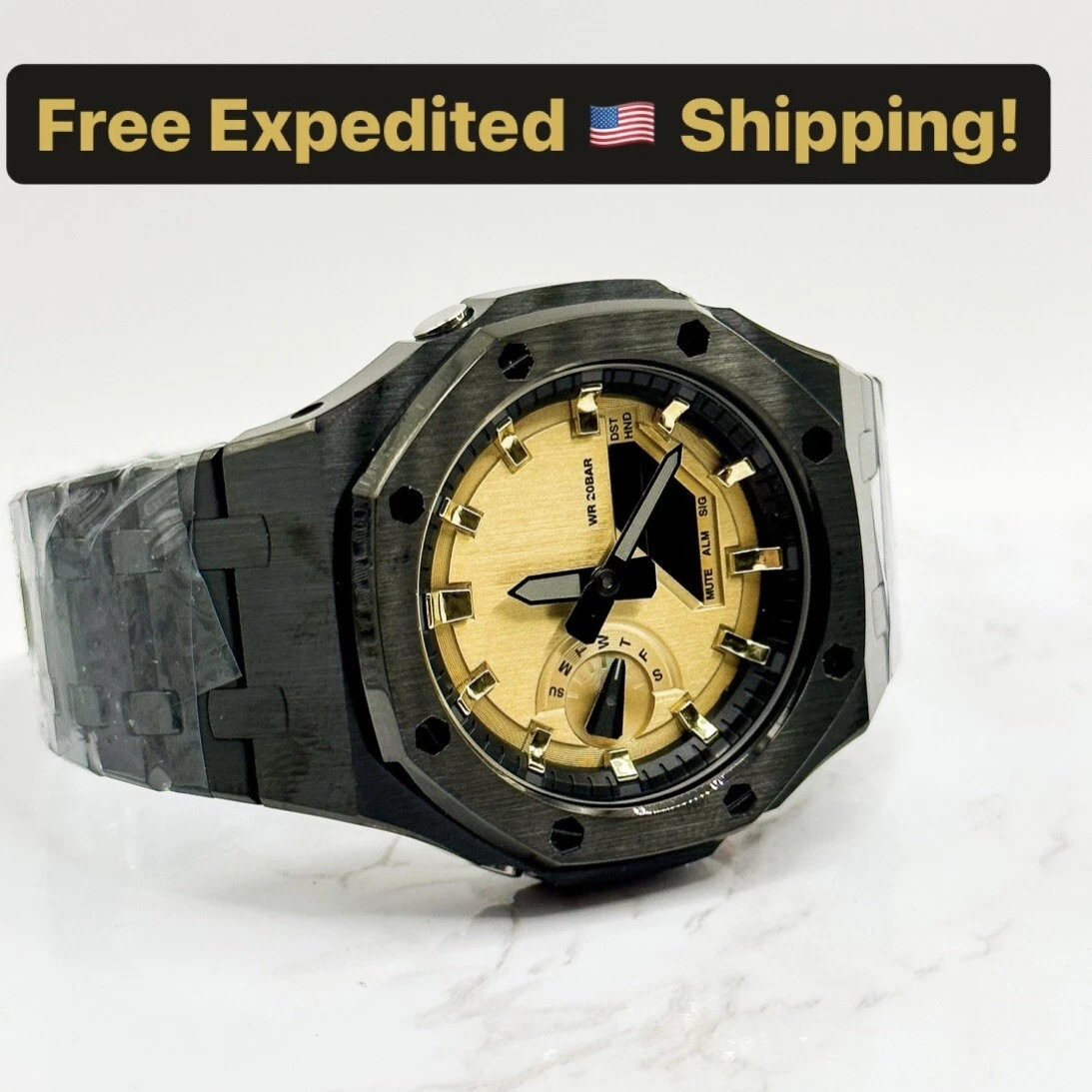 G shock wr20bar store black and gold