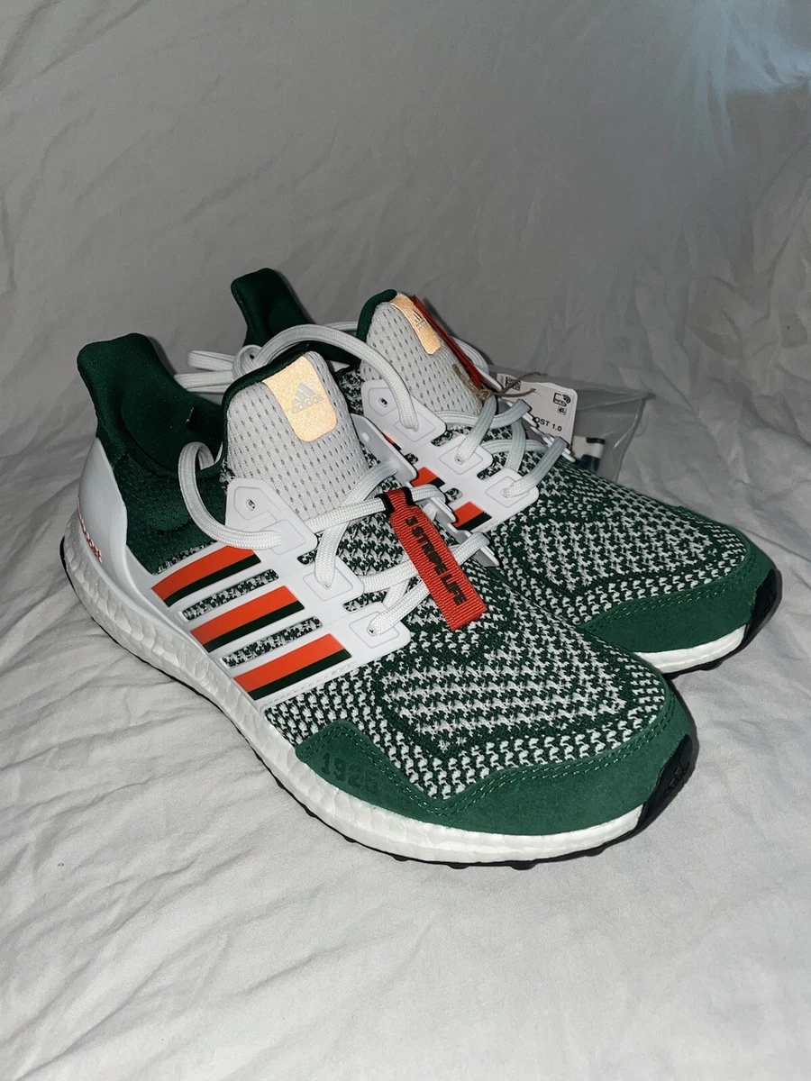 adidas gazelle silver green womens Miami Hurricanes adidas 2024 AlphaBoost V2 Shoes