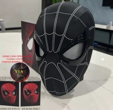 Spider-Man Mask Moving Arachnid Eyes Chin Control Eyes Helmet Masks Props Gift