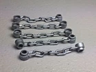 New LEGO Flat Silver CHAIN 5 Links Castle Ghost Skeleton Dino Minifig Part (x5)