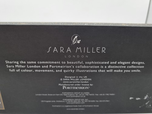 Sara Miller London For Portmeirion Penguin Cake Slice New With Box - Picture 7 of 8
